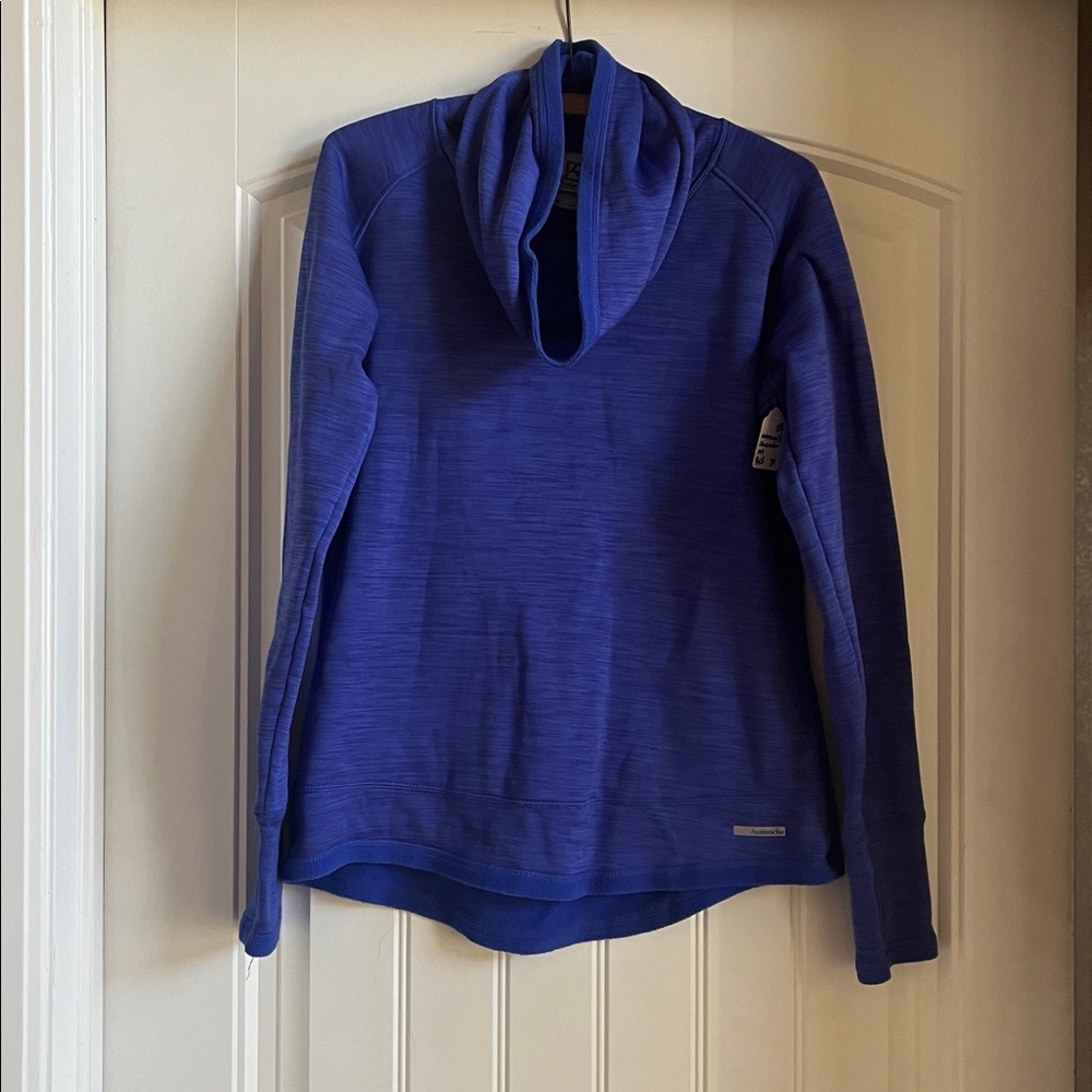 Blue Cowl Neck Avalanche sweatshirt Pullover M fleece lined